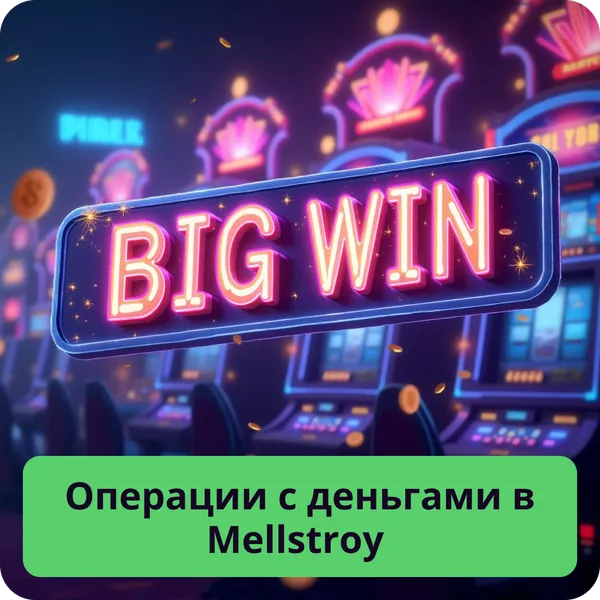 Операции с деньгами в Mellstroy